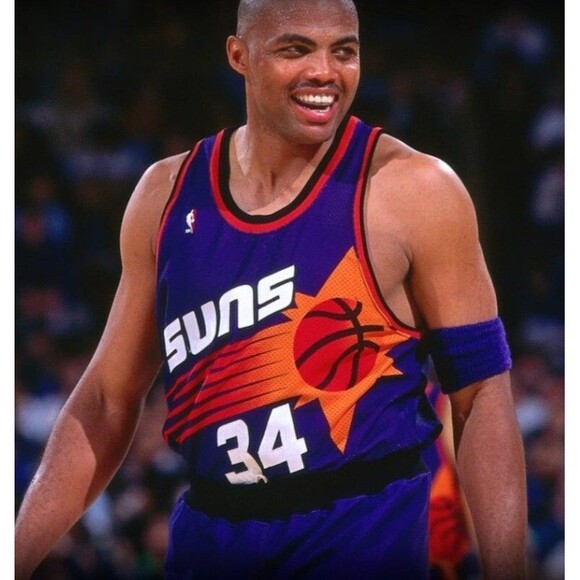 Charles Barkley (Mitch/Ness)-(Suns)-(Purple)-(Jersey)-(New Cond.)-(Size:XL)-$80 - Picture 2 of 10